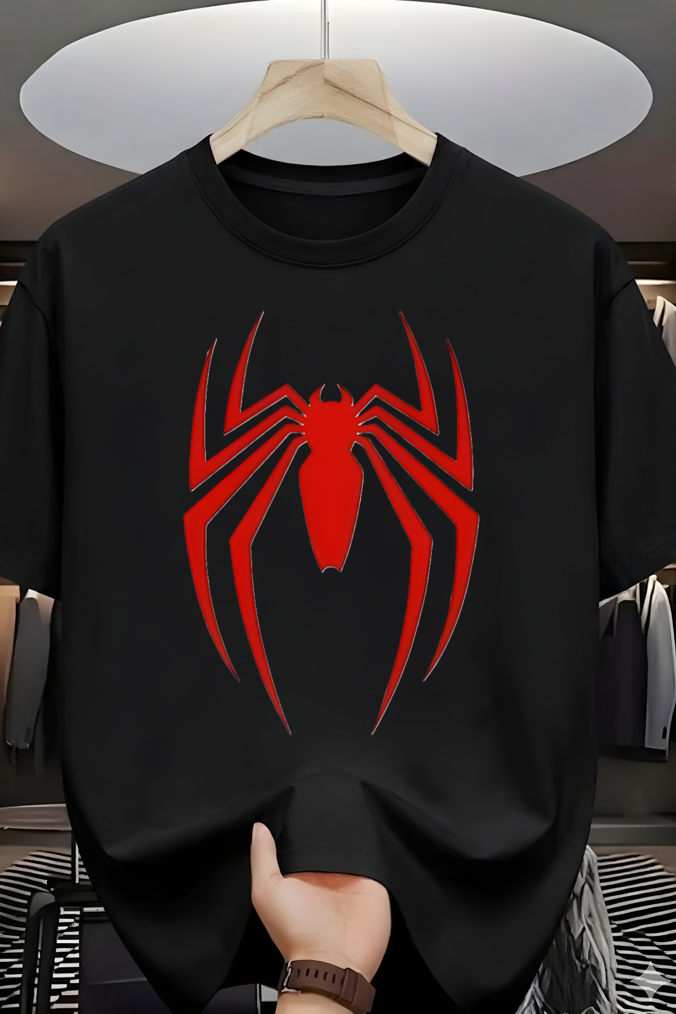 Crimson Web Unisex Oversized Standard T-Shirt