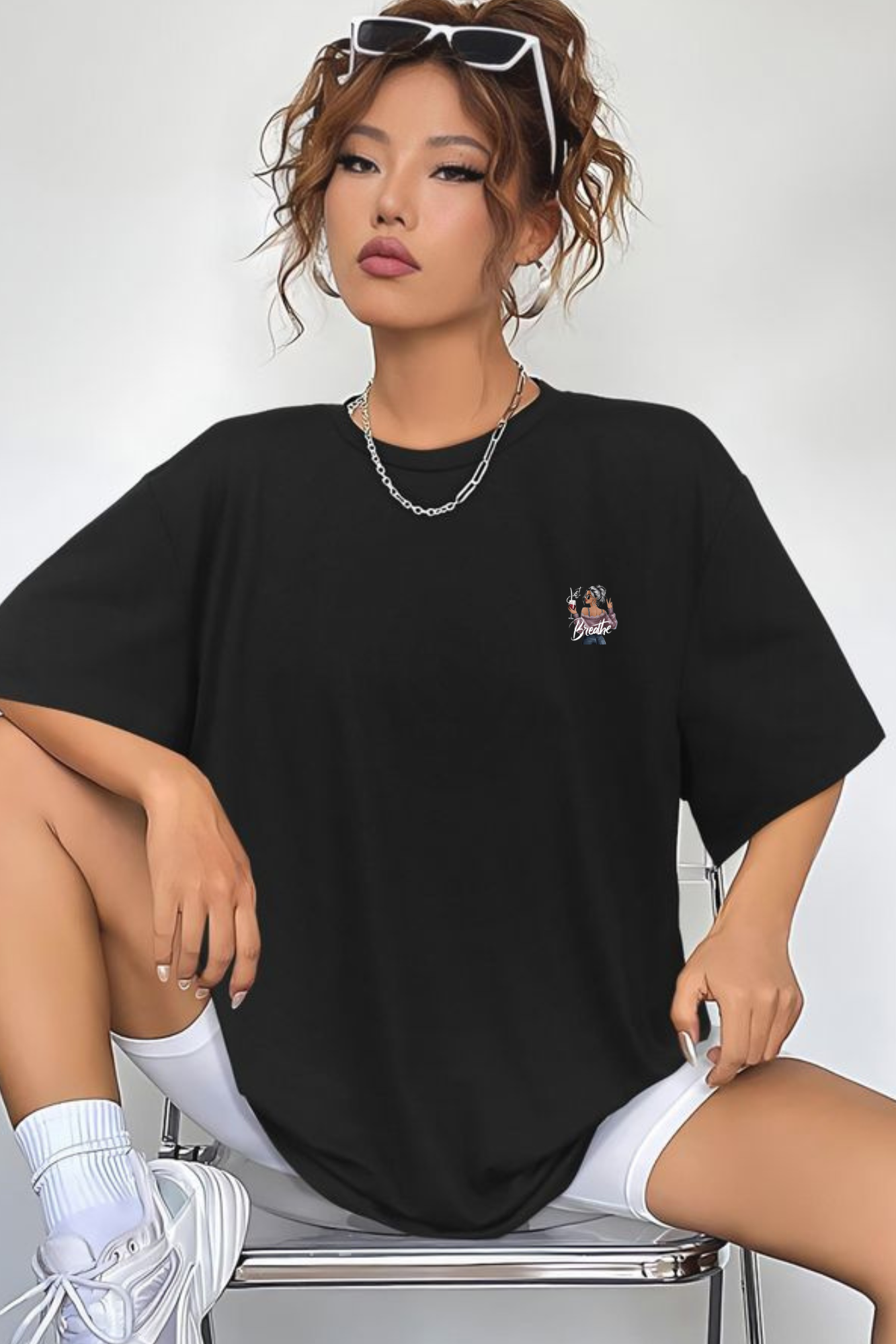 Just Breathe Unisex Oversized Standard T-Shirt
