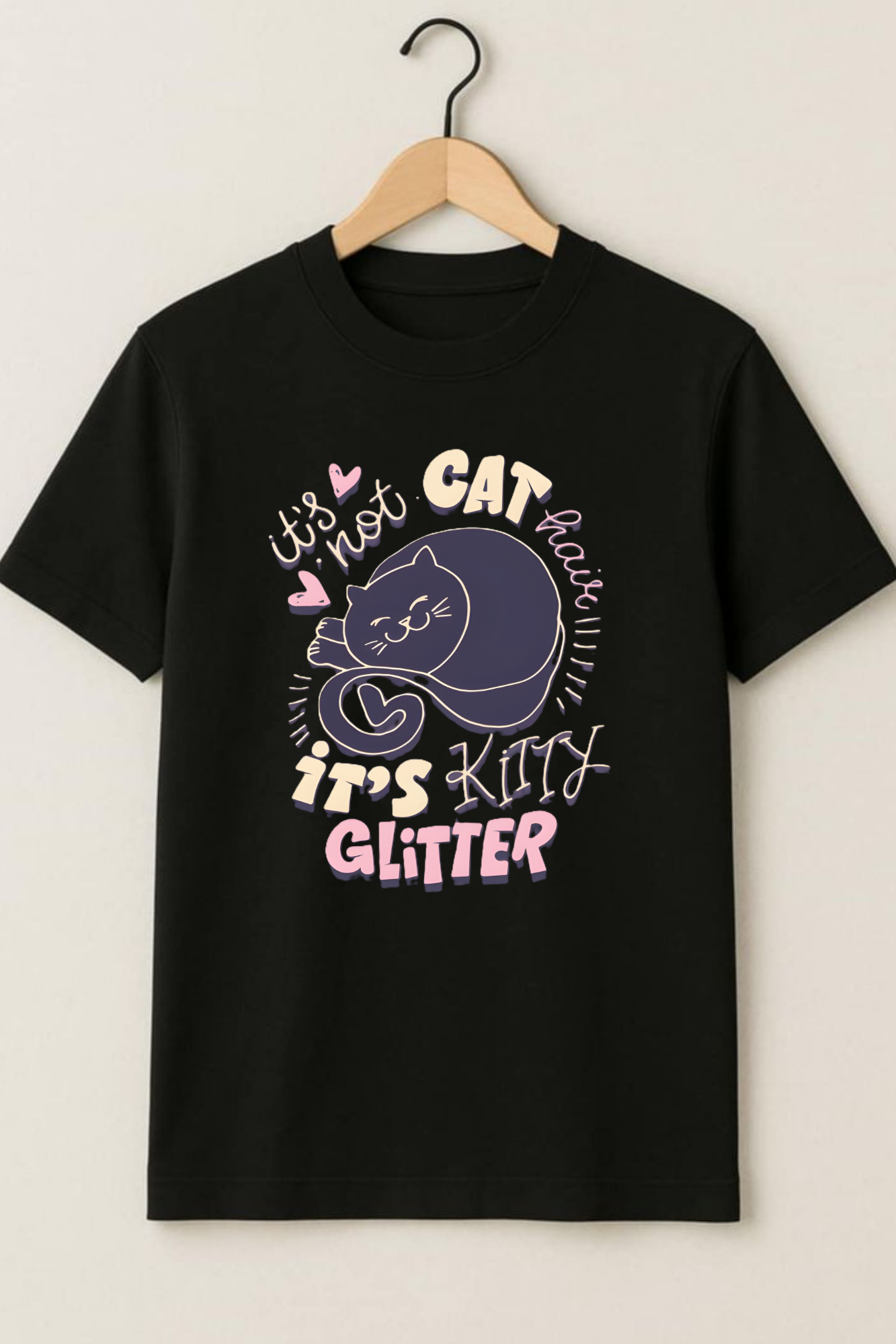 Kitty Glitter Women's Classic T-Shirt