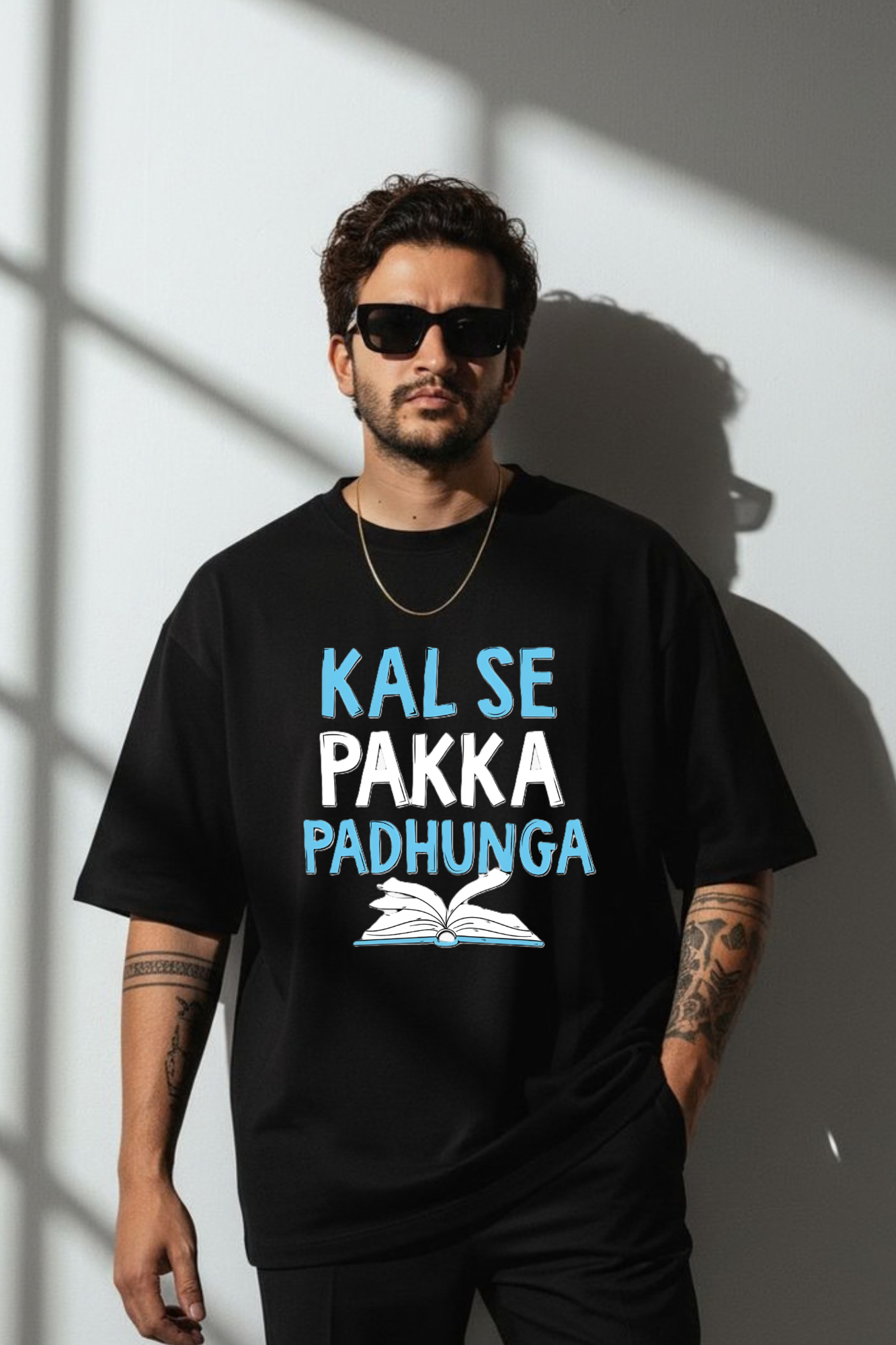 Kal se pakka padhunga Unisex Basic T-Shirt