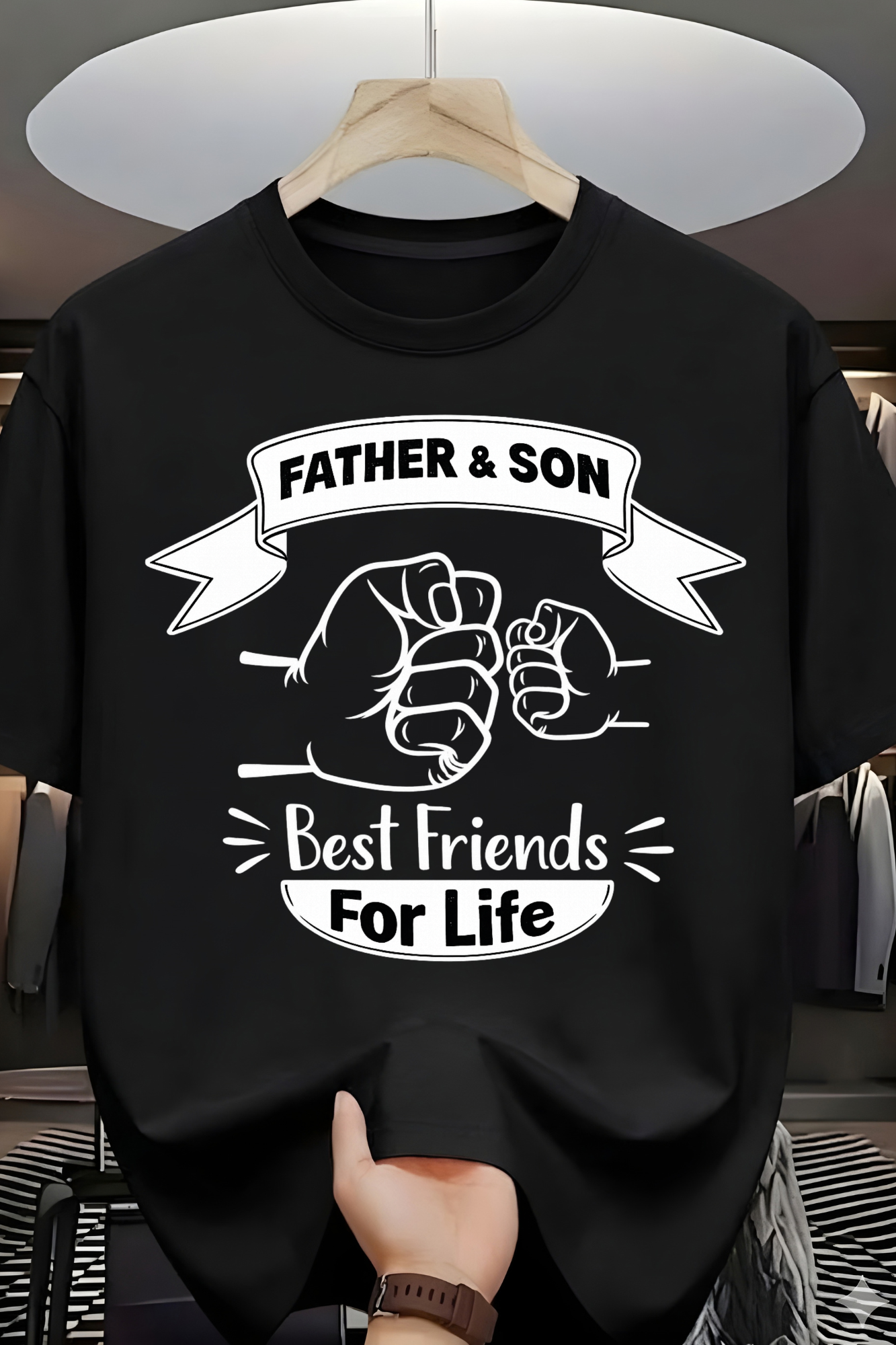 Father & Son Male Classic Crew T-Shirt