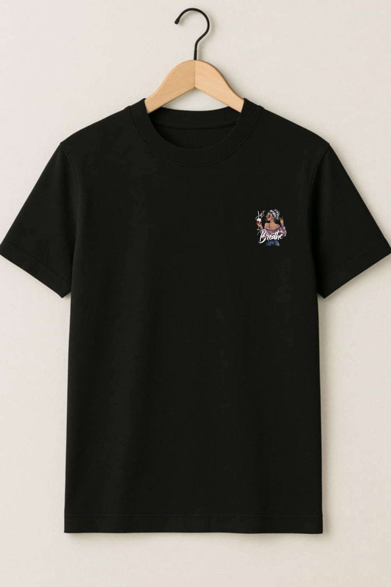 Just Breathe Unisex Oversized Standard T-Shirt