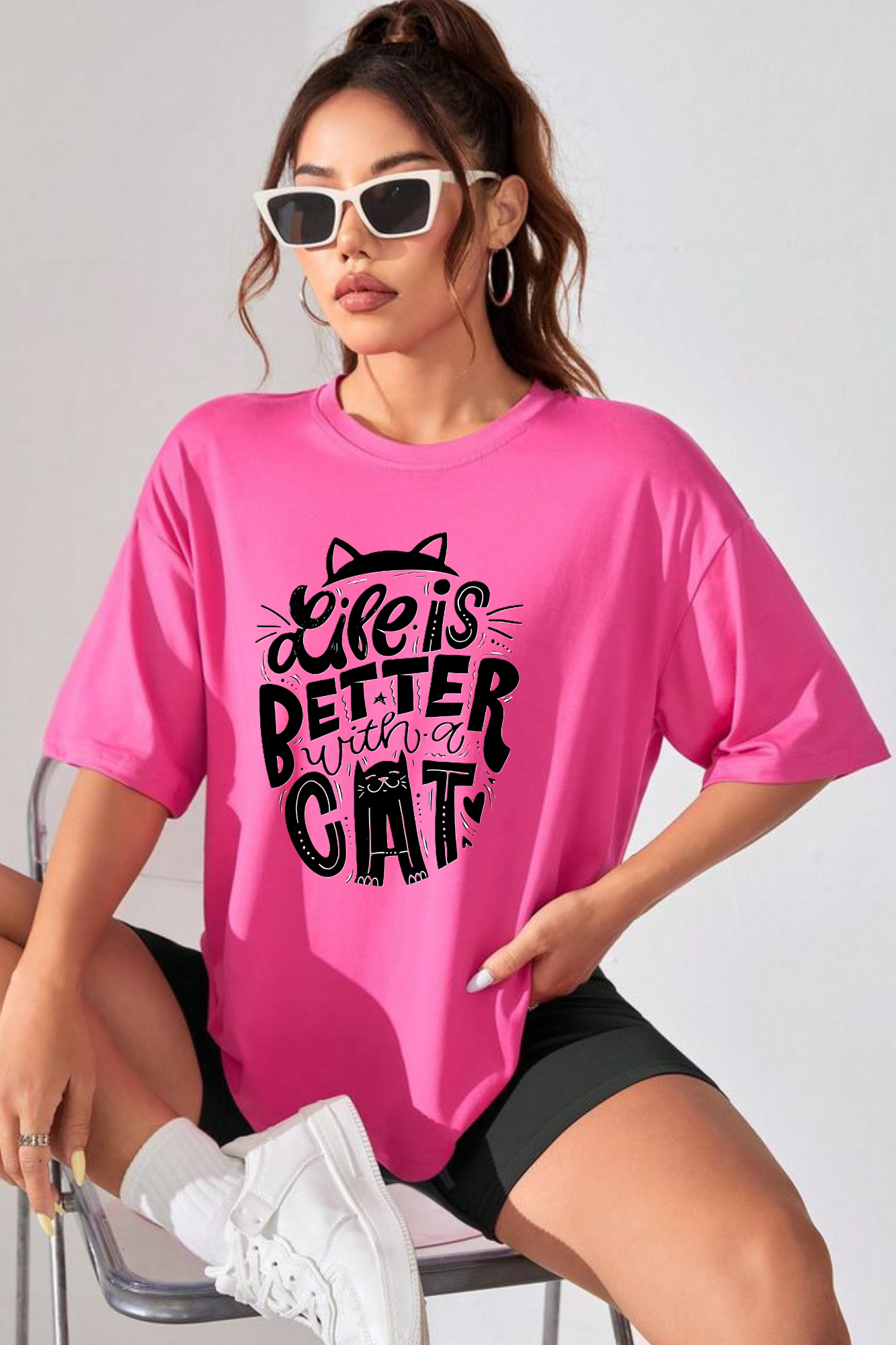 Life is Better With Cat Women's Classic T-Shirt