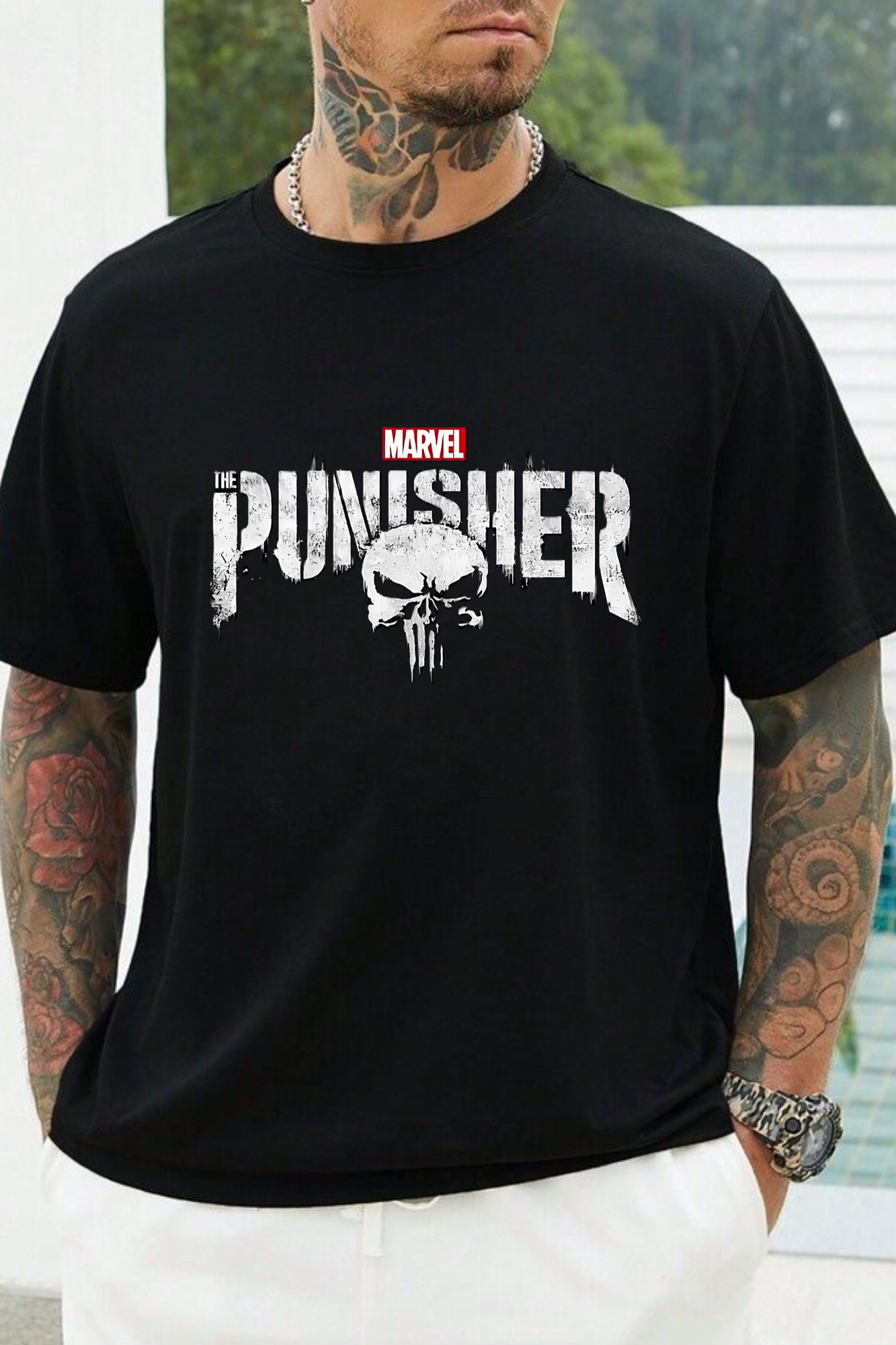 Marvel Punisher Oversized Tshirt