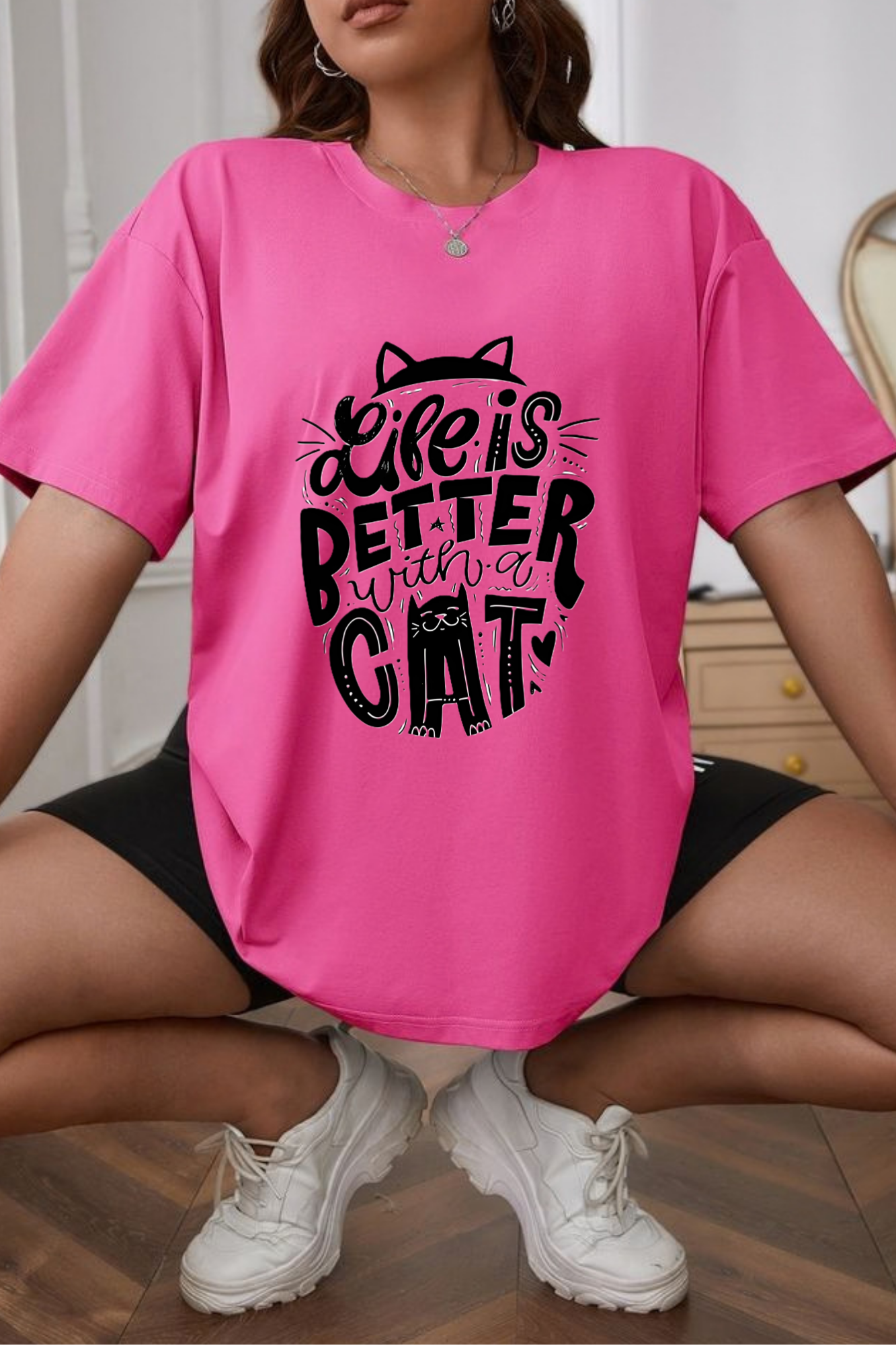 Life is Better With Cat Women's Classic T-Shirt
