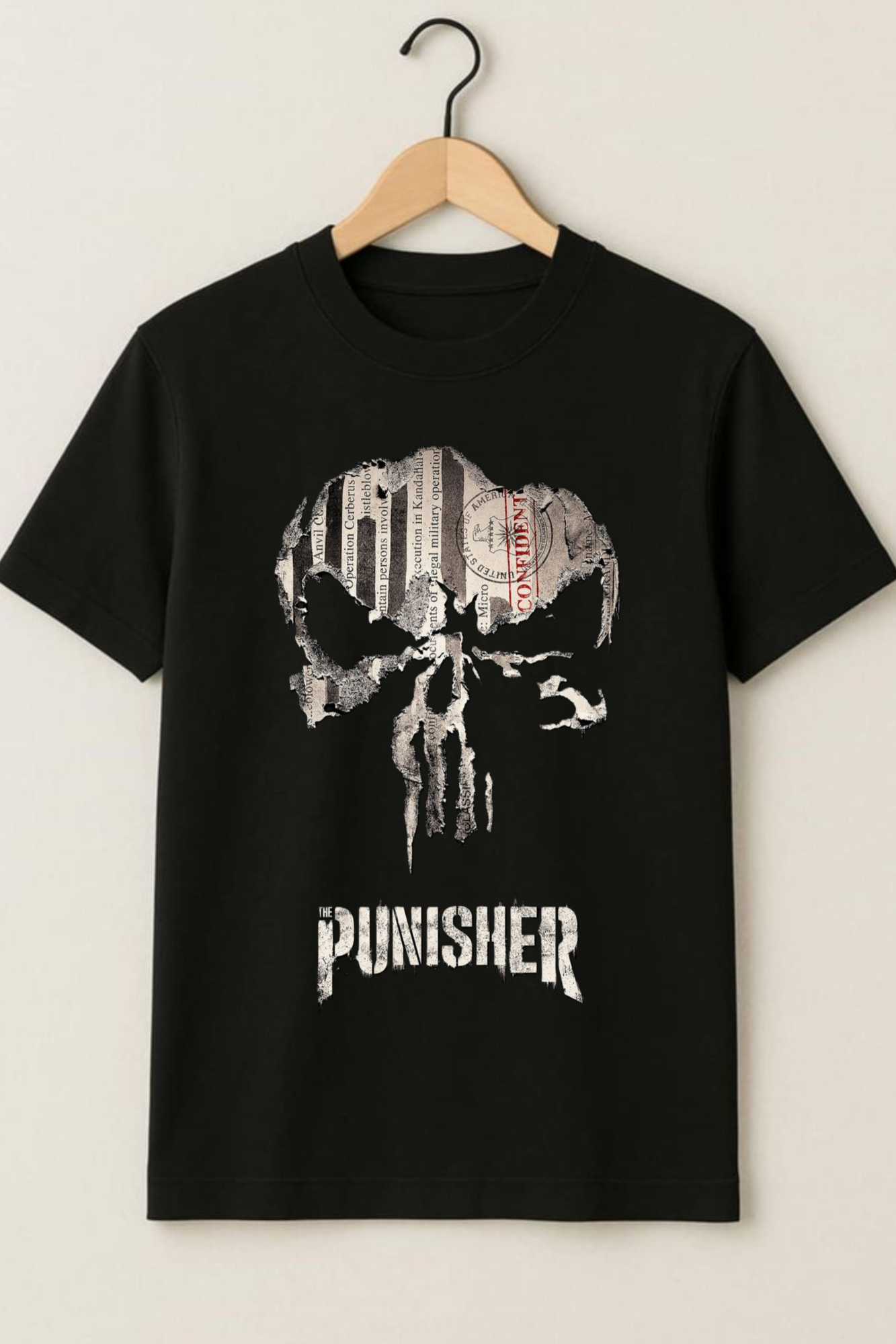 Marvel Punisher skull Oversized T-shirt