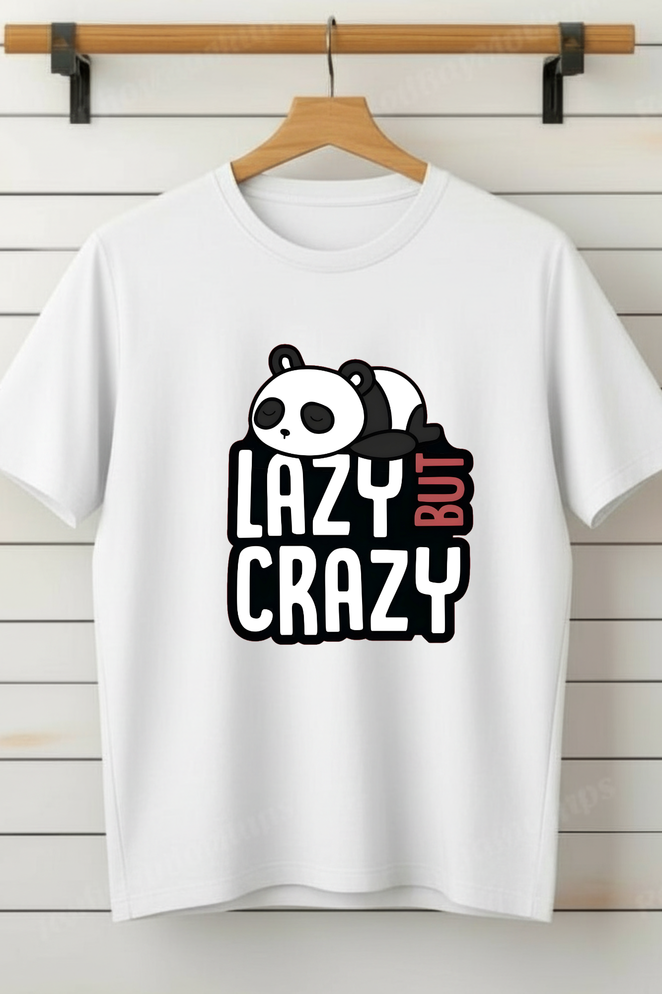 Lazy but crazy Panda Women's Classic T-Shirt