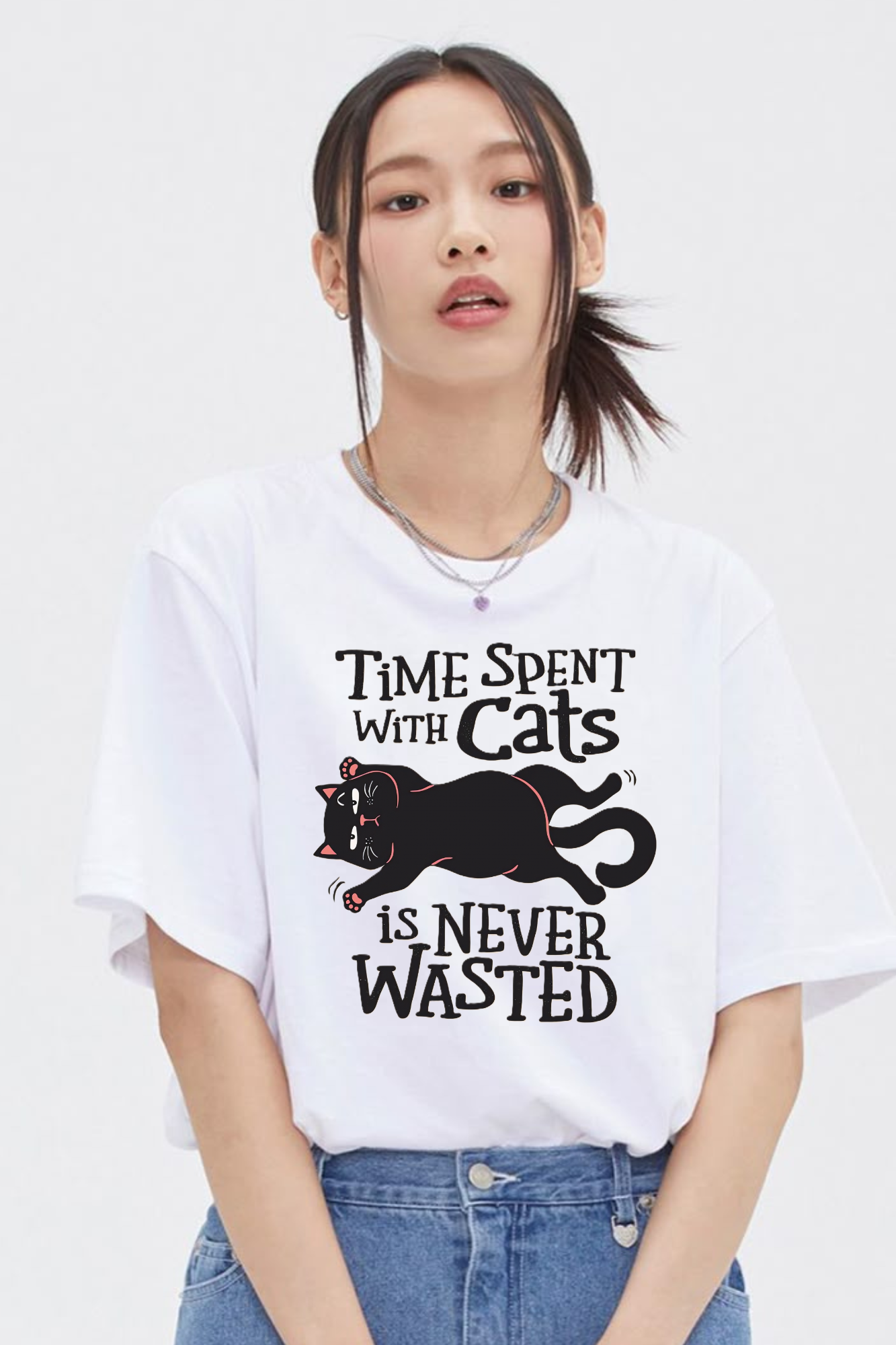 Spend Time with Cats Women's Classic T-Shirt