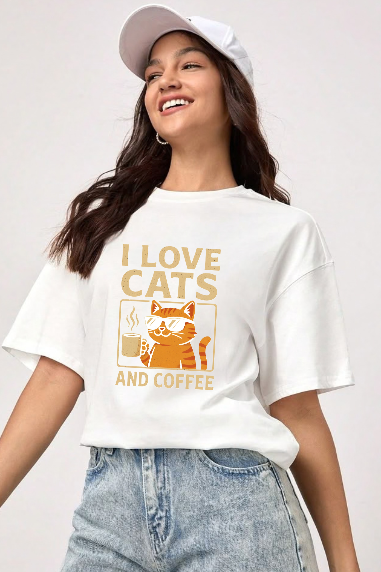 Cats with Coffee Women's Classic T-Shirt