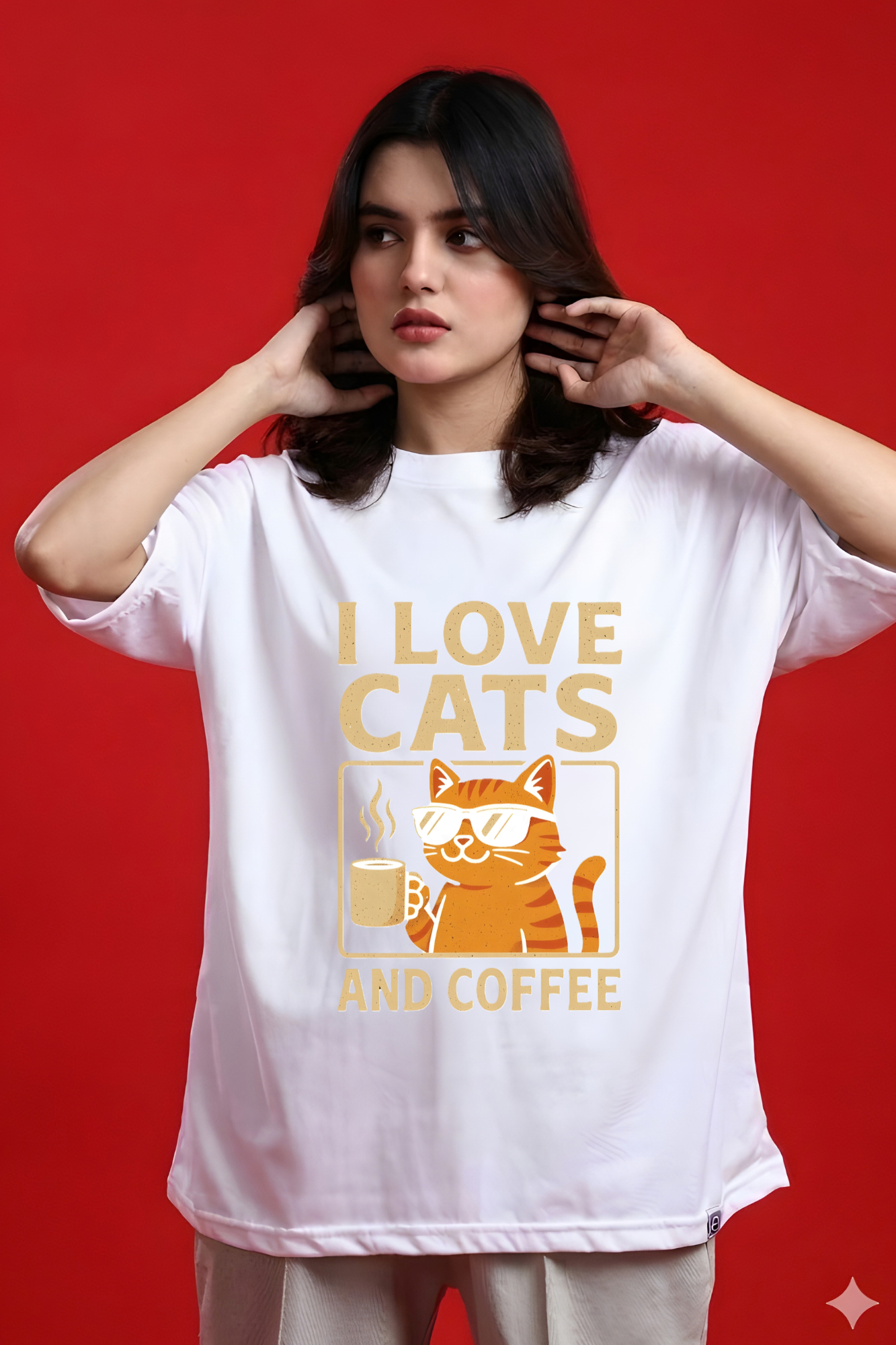 Cats with Coffee Women's Classic T-Shirt