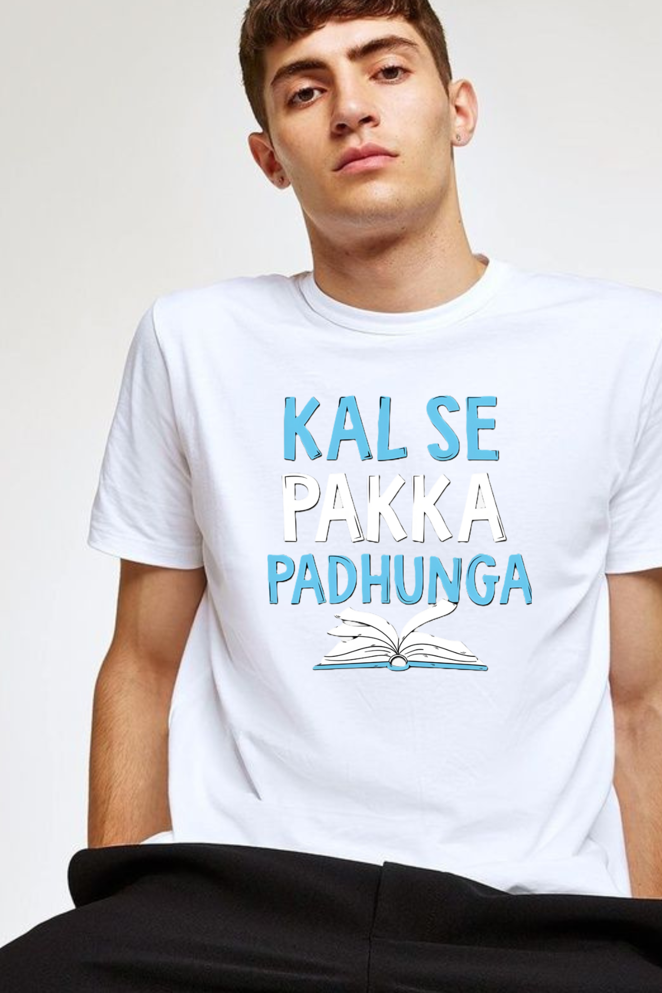 Kal se pakka padhunga Unisex Basic T-Shirt