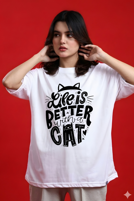 Life is Better With Cat Women's Classic T-Shirt