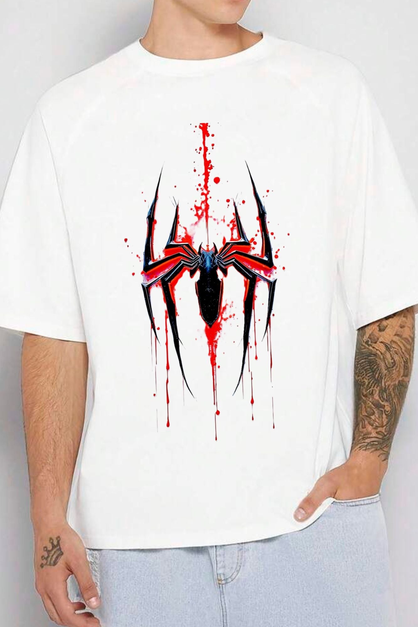 Spider Man Unisex Oversized Standard T-Shirt